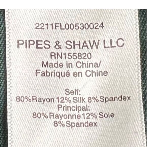 Veronica Beard Herst Satin Velvet Midi Skirt Emerald 2 NWT $548 - Picture 5 of 9